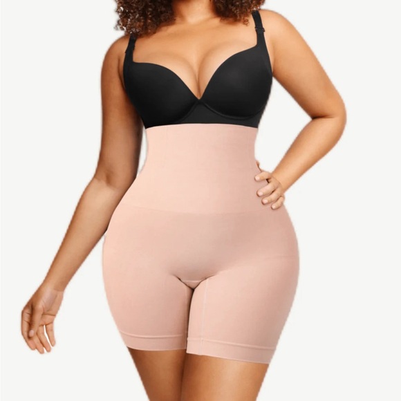 Girdle Seamless with Rods High-Waisted Comfort Underwear Womenswear Shapewear - Picture 2 of 13